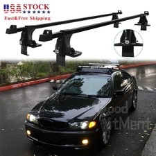 53 Roof Rack Cross Bar Crossbars Carrier W Lock For 3 Series E46 Sedan 1998-05 53 Roof Rack Cross Bar Crossbars Carrier W Lock For 3 Series E46 Sedan 1998-05