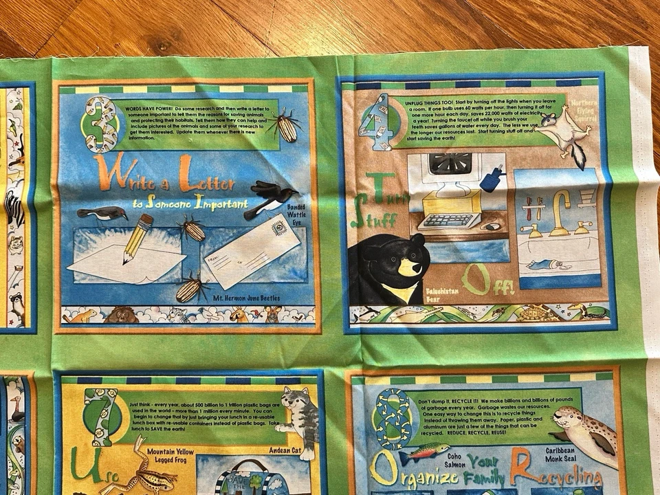 Panel de tela Circle of Life algodón Winky Wheeler SSI costura artesanal Foto 3 de 4