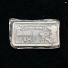 Pioneer Hotel & Gambling Hall Round Up Club, 5 Troy Oz .999 Fine Silver Bar