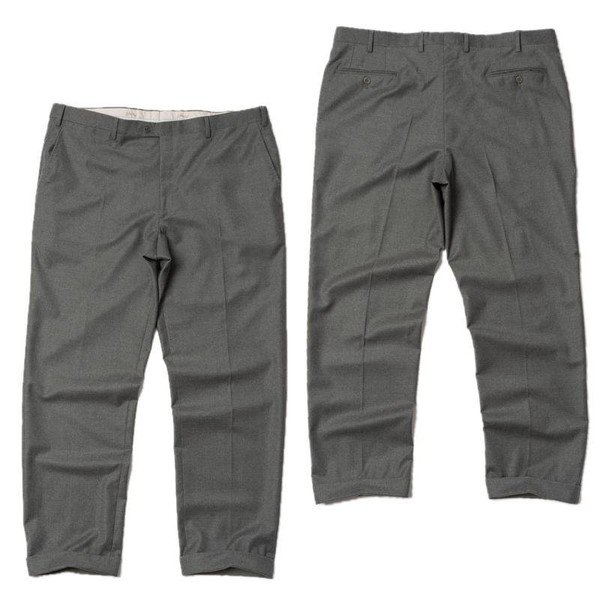 Men Brioni Trousers Grey Wool 38 / XL / 52