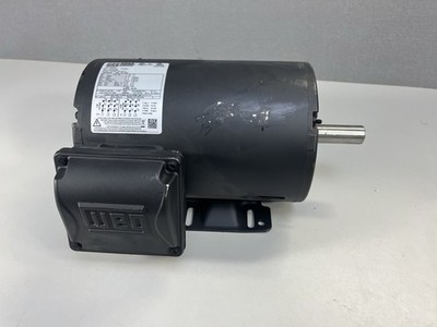 WEG NEMA Premium Electric Motor Model 001580T3E145T-S, 3PH, 60Hz, 1760 RPM,