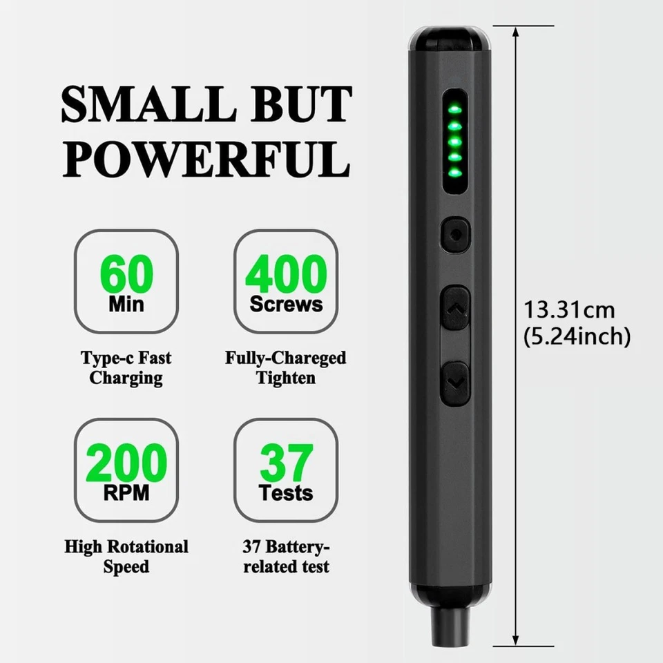 68 IN 1 Mini Akkuschrauber Elektroschrauber Schraubendreher Satz Stabschrauber - Bild 2 von 4
