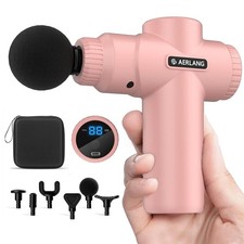 AERLANG Mini Massage Gun-Pink  Muscle Deep Tissue Massager Gun, Handheld P