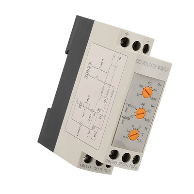 Relais De Surveillance Tension 48V DC - Relais Sous/Sur-Tension Réglable, Installation Rail DIN