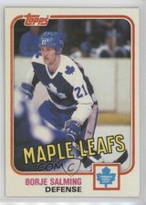 1981-82 Topps Borje Salming #33 HOF 0ae