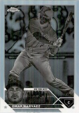 Omar Narvaez 2023 Topps Chrome Update Negative Refractor #USC69