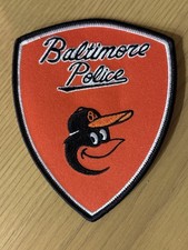 Rare - Baltimore Police Patch Maryland - Baltimore Orioles Themed Morale Patch