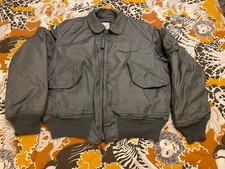 Vintage Mil-J-83388 Flyers Flight Jacket Army Green Isratex CWU-45/P Size Large