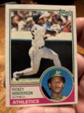 Topps Rickey Henderson 2 Card Lot