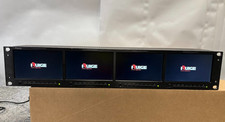 Ruige TLS480HD-4 2RU 4 x 4.8in LCD Rack Mount Monitor with Power supply