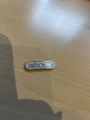 Rimowa Koffer, Aufkleber, Sticker, Aluminium Neu Silber