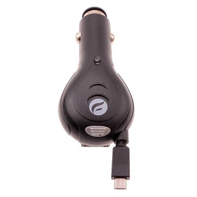 Car Charger Retractable MicroUSB DC Socket Power Adapter for Smart Phones