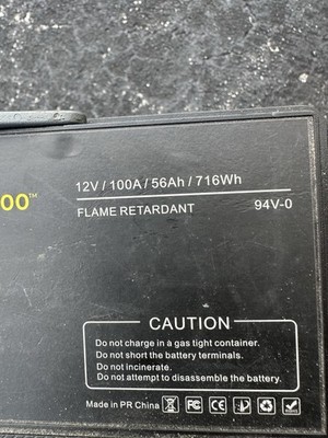 lion Safari energy solar Lithium battery ut 700 Tested  (LiFePO4) battery 100%