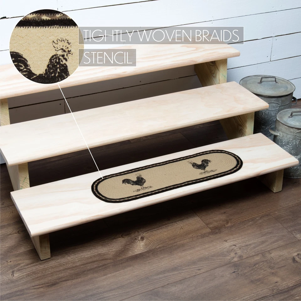 Aserradero para escaleras molino carbón yute granja 8,5x27 ovalado aves de corral marcas VHC Foto 3 de 4