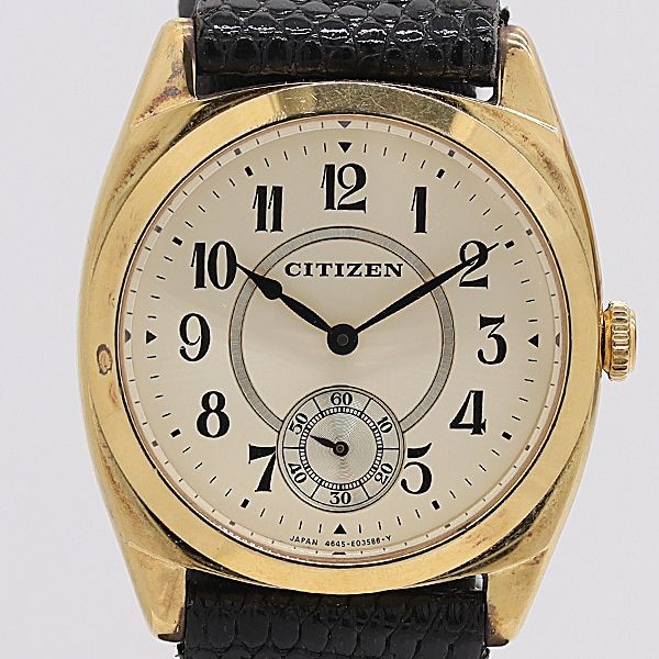 Citizen 1938 Model 4645 E03586 QZ Small Second Ivory Dial Men's
