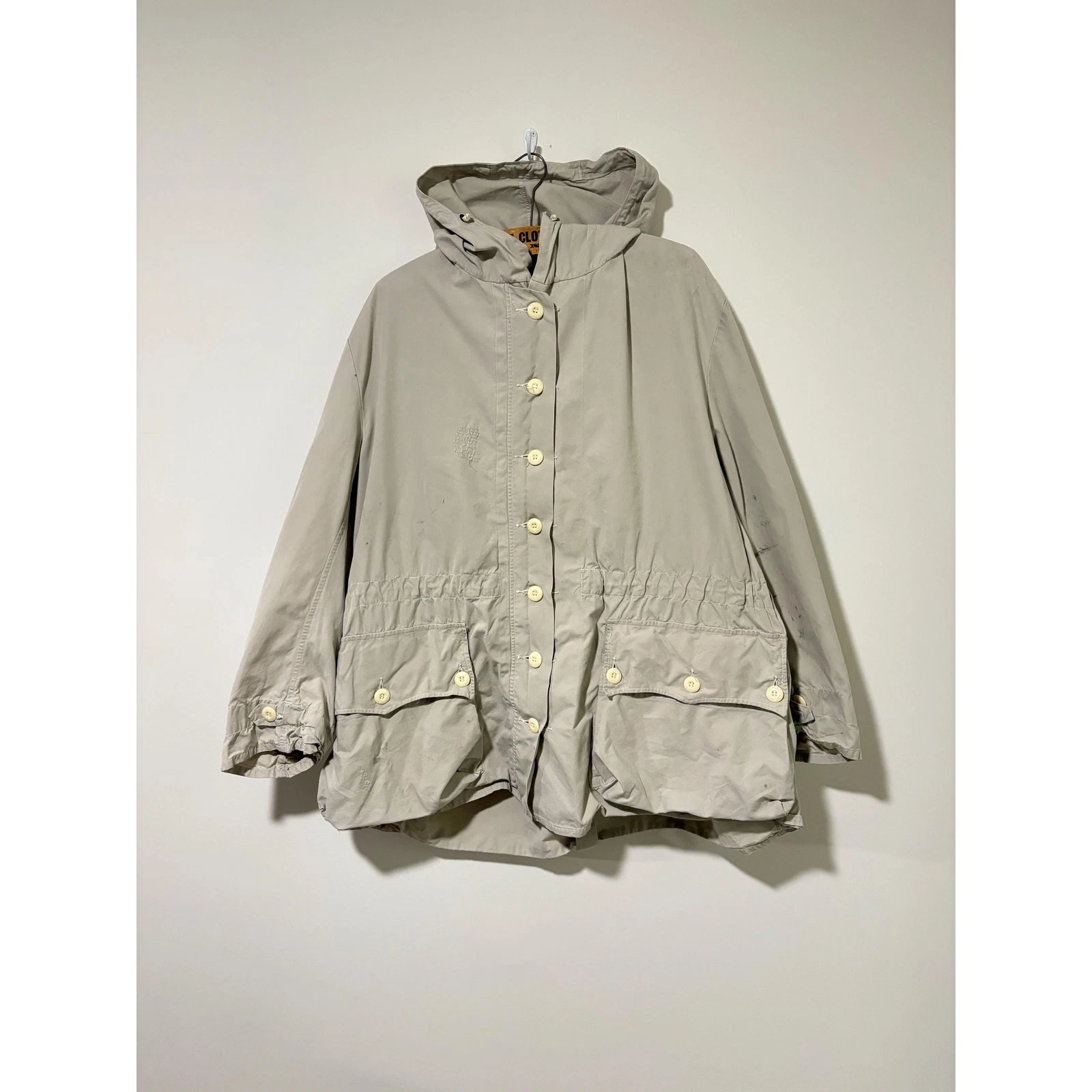 euro vintage Swedish Army M-62 Snow Parka smock jacket 443522