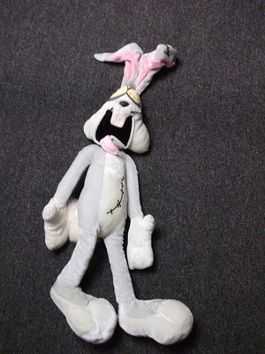 Bugs Bunny Zombie Plush 14 Inch Six Flags Halloween Loony Tunes Undead