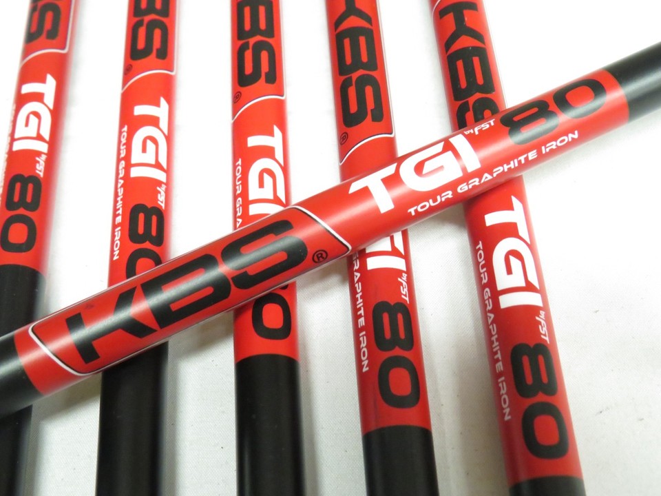 Jeu De Fers En Graphite KBS TGI 80 - Flex Stiff - Taille 36-38,5 - Pour Clubs 4-PW