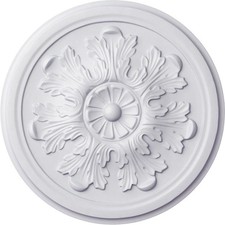 Acanthus Carved Ceiling Medallion 12.75" for Canopies up to 3.5