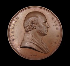 1854 WILLIAM WYON ART UNION OF LONDON 56mm MEDAL - BY WYON