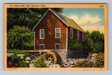 Brewster MA-Massachusetts, The Fulling Mill, Outside, Vintage Postcard