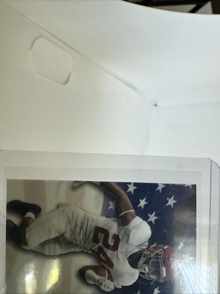 2022 Leaf Metal Draft State Pride Blue Brian Robinson Jr. Auto /20 Alabama - Image 3 of 4