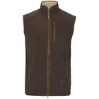 Harkila Mens Sandhem Sherpa Fleece Waistcoat Green Brown Sizes Medium To 3XL