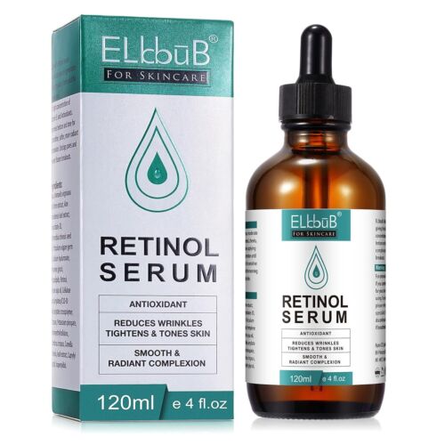 Retinol Serum For Face Anti Aging + Hyaluronic Acid Vitamin A E Aloe Vera