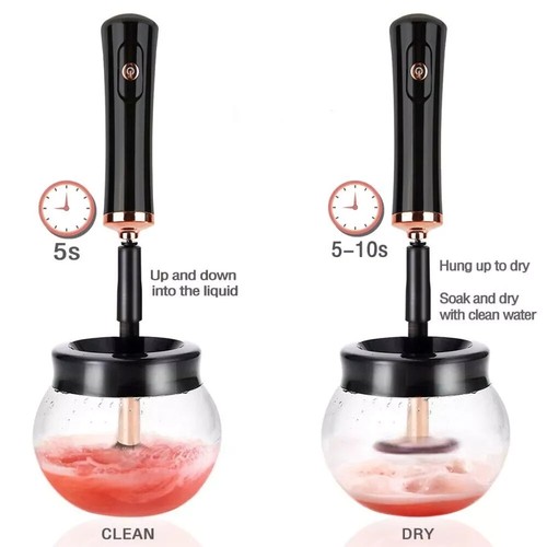NIB - RICRIS Premium Makeup Brush Cleaner Portable Electronic Auto - Picture 3 of 6