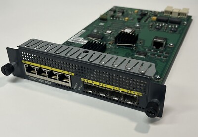 CISCO SSM-4GE 4-Port SFP/RJ45 Gigabit Firewall Security Module ASA 5500 4GE SSM