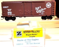 Z MTL 14905-2 40ft Std Box Car Plug Door Missouri Pac MP Route Of theEagles
