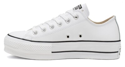 Converse Chuck Taylor All Star Lift Clean Low top Leather Women's Shoes 561681C