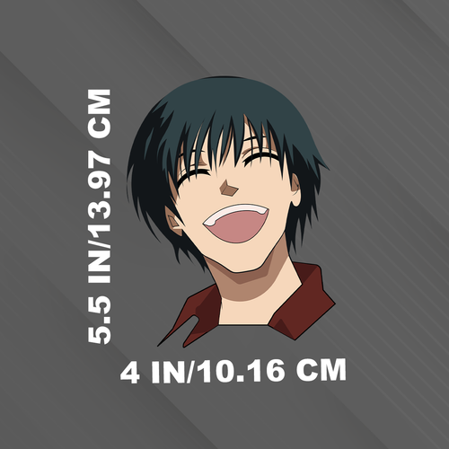 Adesivo decalcomania Sakamoto Days Taro Yoichi Osaragi Window Peeker - Foto 22 di 25
