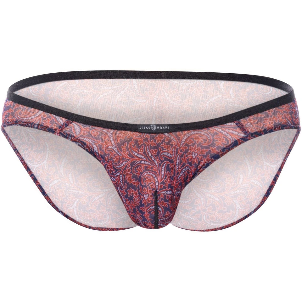 Gregg Homme Contorno Rojo Calzoncillo Hombre Ropa Interior Bikini Hombre Micro Mejora Bolsa Foto 2 de 4
