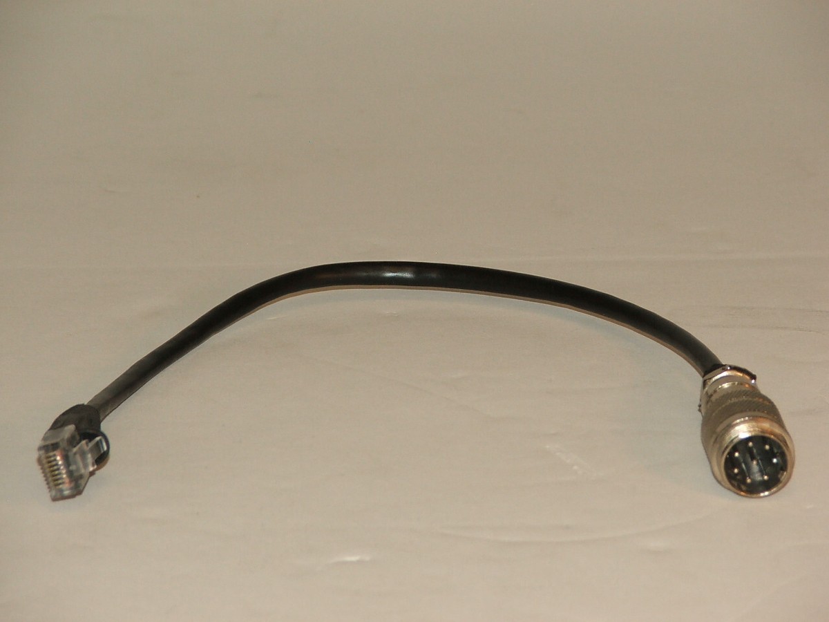 Yaesu FT-710 AESS 8 Pin Round To 8 Pin Modular Microphone Adapter