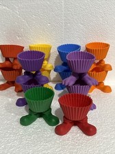 14 Wilton Silly Feet Baking Cups Various Colors Cupcake Candy Treats