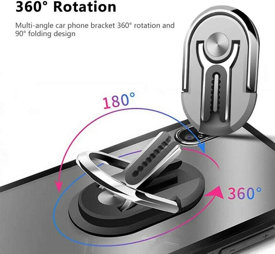 2 packNew Multipurpose Mobile Phone Holder 360 Degree Car Air Vent Phone Holder - Image 3 of 4