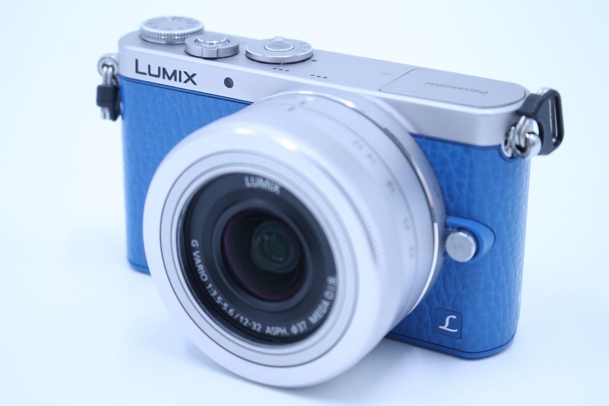 Panasonic Lumix DMC-GM1S Blue Mirrorless SLR Camera w/12