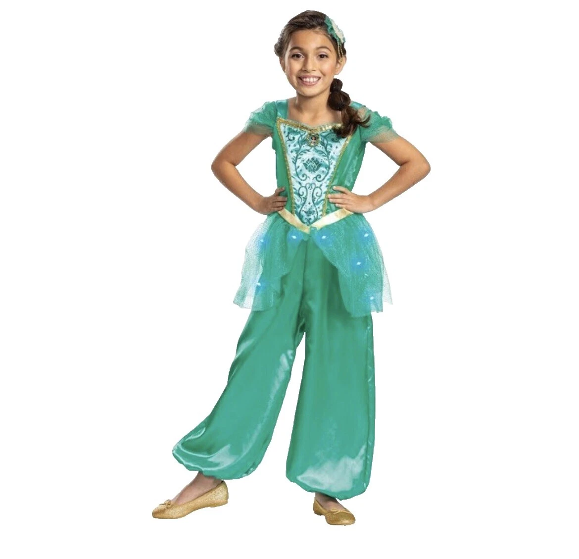 strapless open back dress Princess Jasmine Costume Park Design for Adults, Girls or DIY – Lydiacosplay main image 1