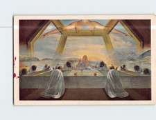 Postal Pintura El Sacramento de la Última Cena por Salvador Dalí