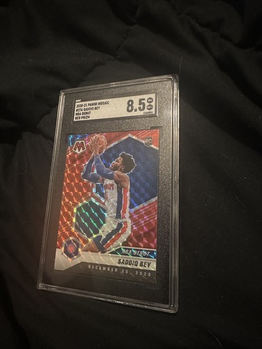 2020 Panini Mosaic Basketball Reactive Red Saddiq Bey #276