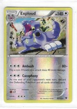 Pokemon --- EXPLOUD --- XY Fates Collide! REVERSE HOLO! NM/Mint! 82/124