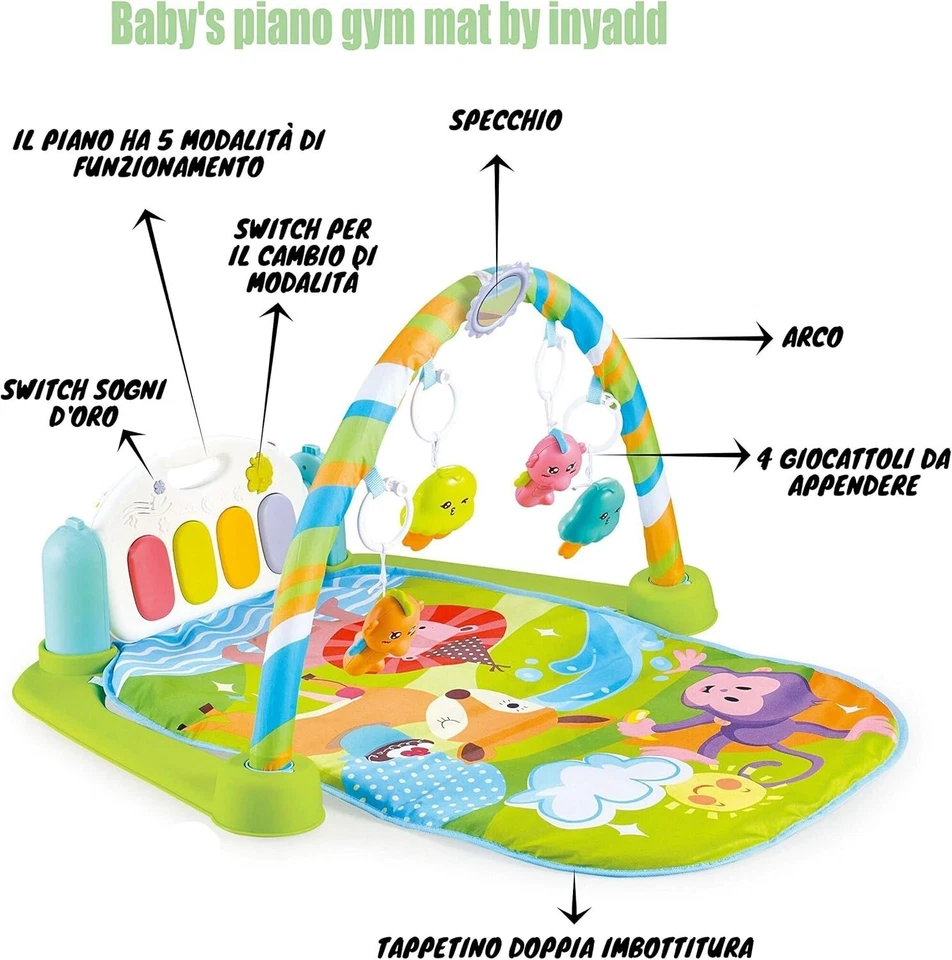 Palestrina Neonato, Multifunzione 5-in-1 Per Neonati - Immagine 2 di 4