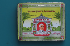 Tin - Rare - Rare - Simon Doctor Egyptian Cigarette Manufactory No. 70