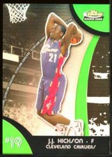 J.J. Hickson Card 2007-08 Finest Refractors Green #119