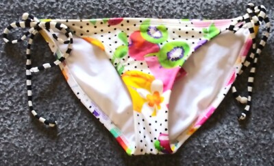 XHILDRATION Swim. SzS. Multi-Color Bikini Bottom. SideTies. Fully Line/Women/Jrs