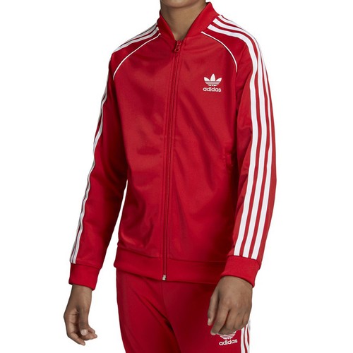 adidas Originals Kinder Unisex Superstar Track Top Sportjacke Trainings Jacke Ro - Picture 2 of 5