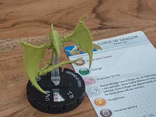 AP02 Heroclix Yu-Gi-Oh Fluch des Drachen #040 Rare mit Karte - Bild 1 von 3