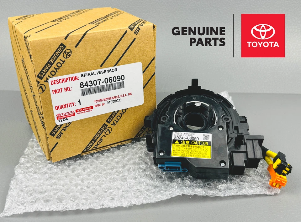 84307-06090 TOYOTA CAMRY 2012-2015 CABLE SUBASSY ESPIRAL CON SENSOR 89245-06050 Foto 2 de 4