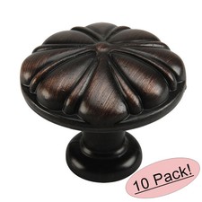  10 Pack Cosmas Oil Rubbed Bronze Cabinet Knobs 7784ORB